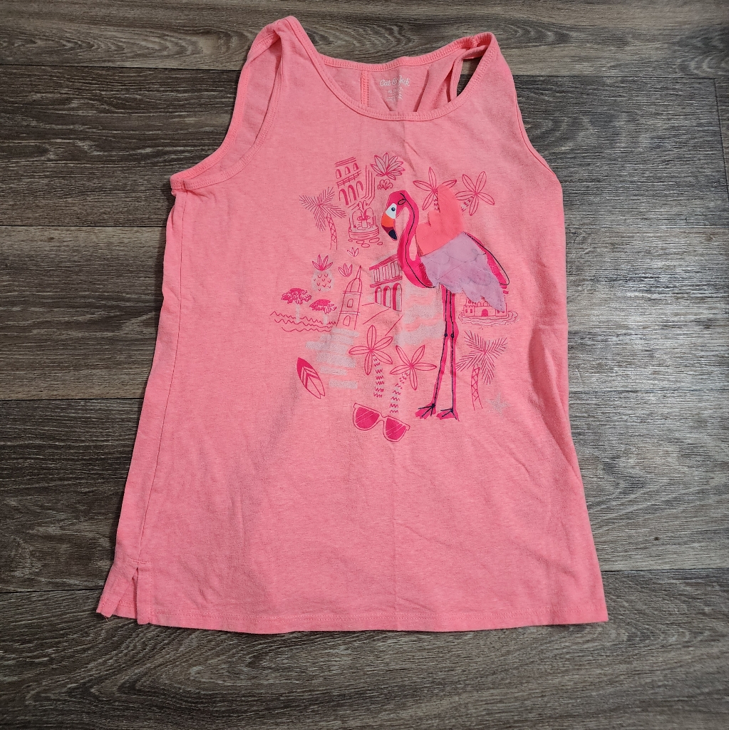 3/$20 Cat & Jack Tank Top Melon Orange Flamingo Tee Girls Xl 14/16